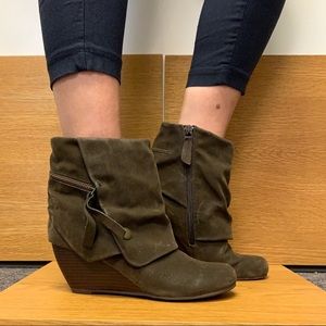 🐿 NEW Call It Spring Wedge Booties